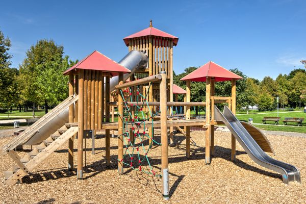Playground Mulch Installation in Bellingham
