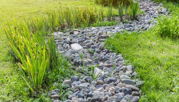 River Rock Garden Installation in Bellingham